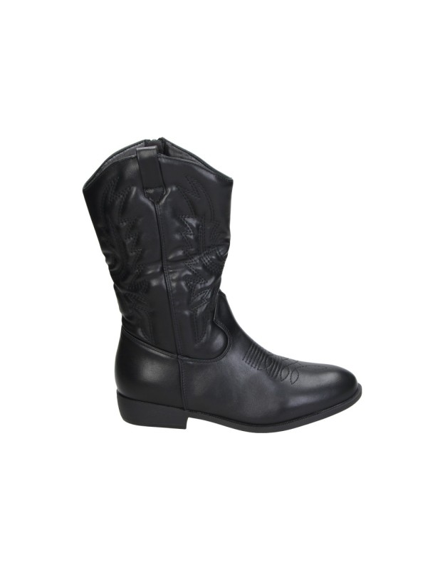 Botas camperas PEKES 1000 en negro para niña