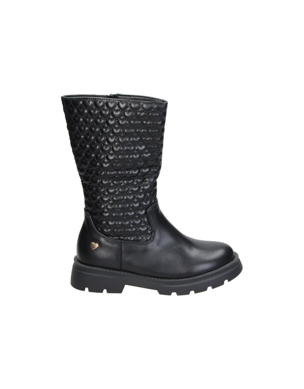 Botas altas negras JUPIFLY 1008 para niña