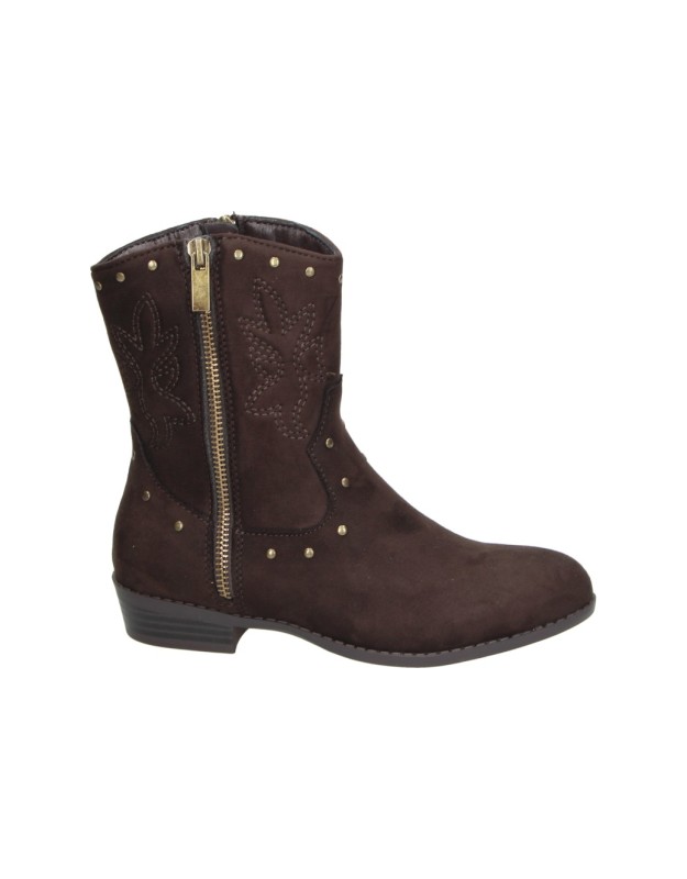 Botines Cowboy XTI KIDS para Niña Marrones con Tachuelas 154154