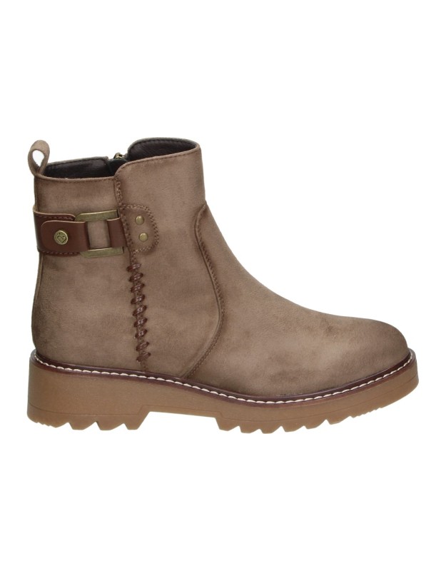 Botines AMARPIES AJC31163 en marrón taupe para mujer