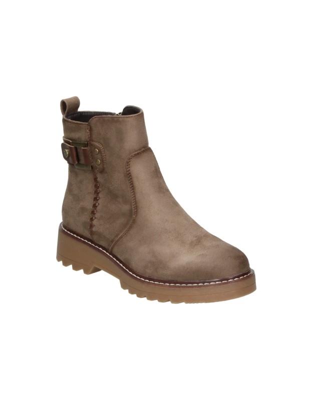 Botines AMARPIES AJC31163 en marrón taupe para mujer