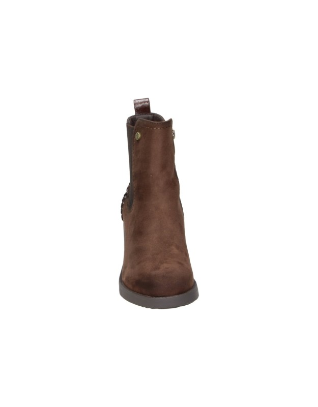 Botines de tacón AMARPIES AJC31180 marrones para mujer