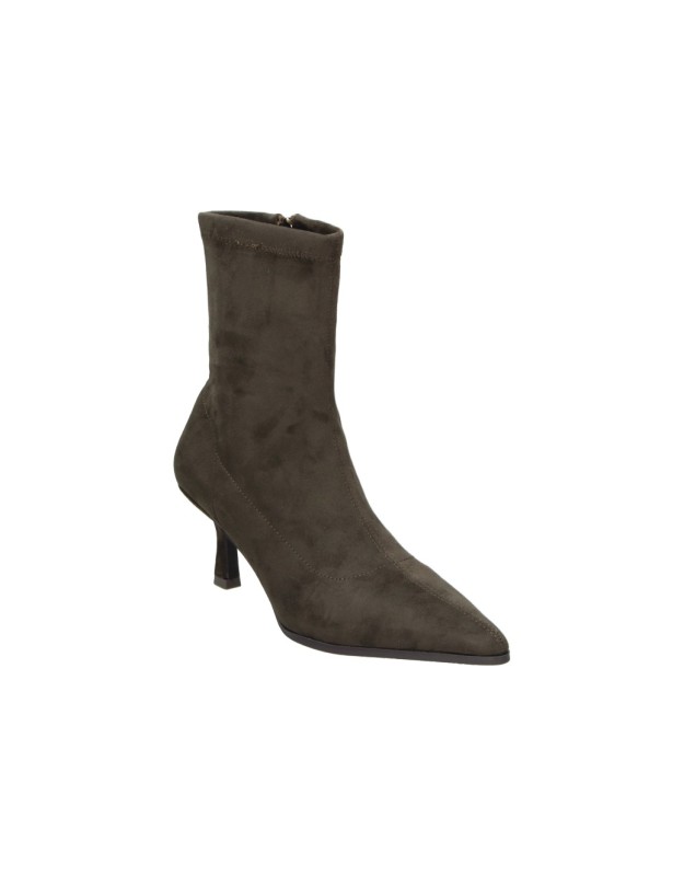Botines de Tacón D'ANGELA para Mujer en Marrón DDN31886