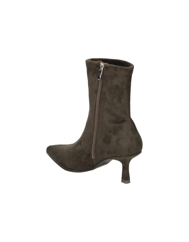Botines de Tacón D'ANGELA para Mujer en Marrón DDN31886