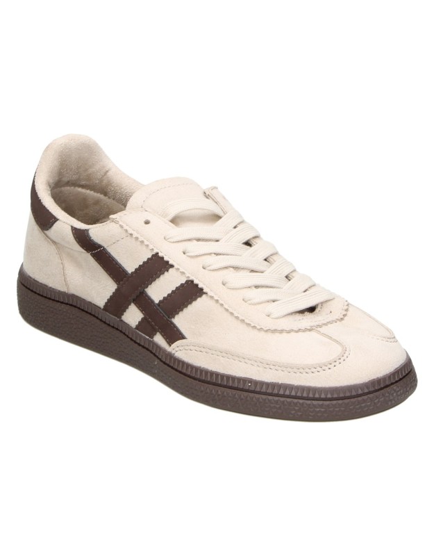 Zapatillas Cómodas SKYDIVA Retro para Mujer color Beige