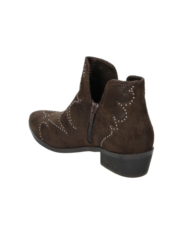 Botines Cowboy SKYDIVA Glow para Mujer Color Marrón Café