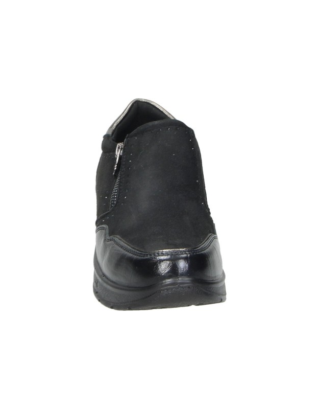 Zapatos AMARPIES con Cuña para Mujer color Negro atl31131