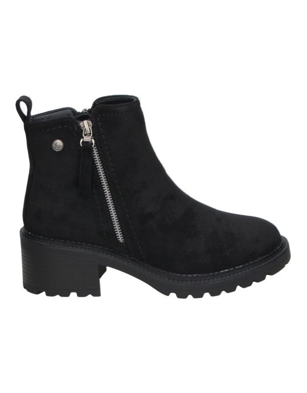 Botines vegan de mujer REFRESH 176246 color negro
