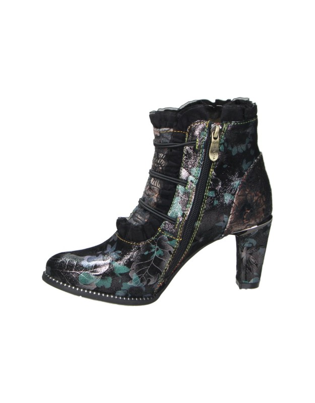 Botines LAURA VITA alcbaneo 130 antracita para mujer