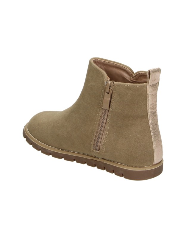 Botines JUPIFLY para Niña Color Taupe con Abalorios 1010