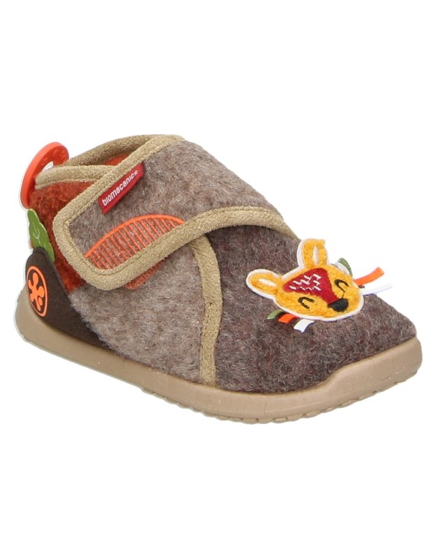 BIOMECANICS marrón 261187-a172 zapatillas de casa/pantuflas para bebé