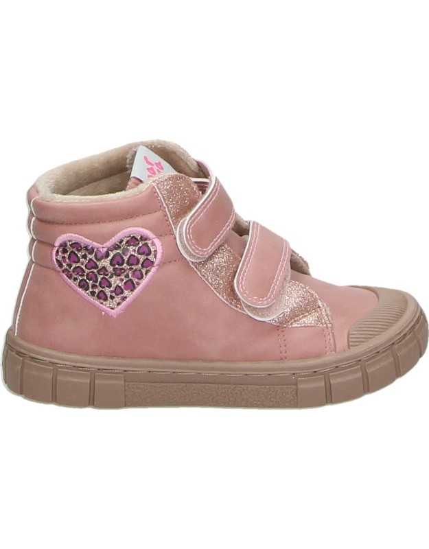 Botines GARVALIN de Velcro para Niña en Rosa 261331-b032