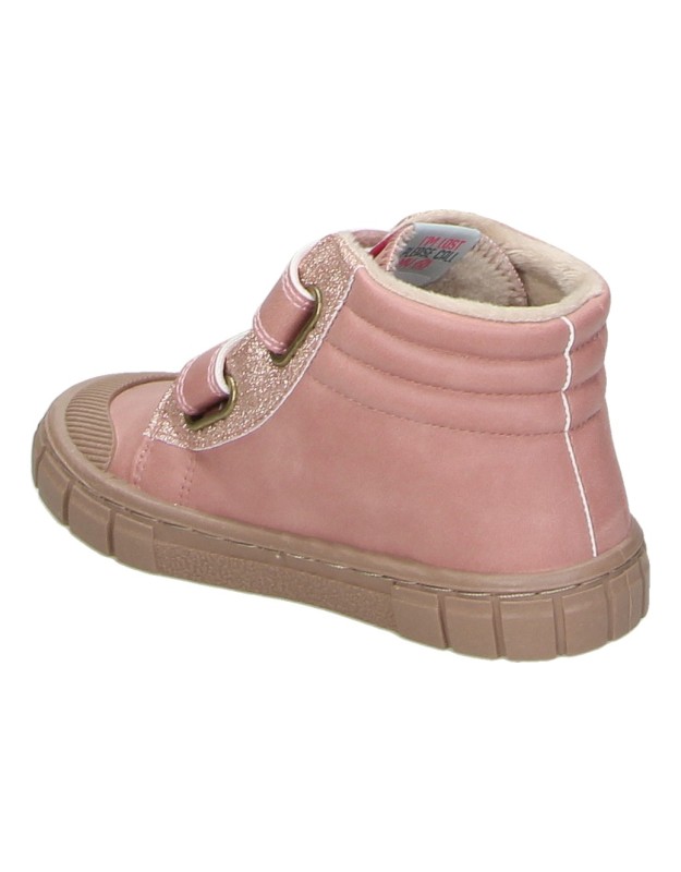 Botines GARVALIN de Velcro para Niña en Rosa 261331-b032