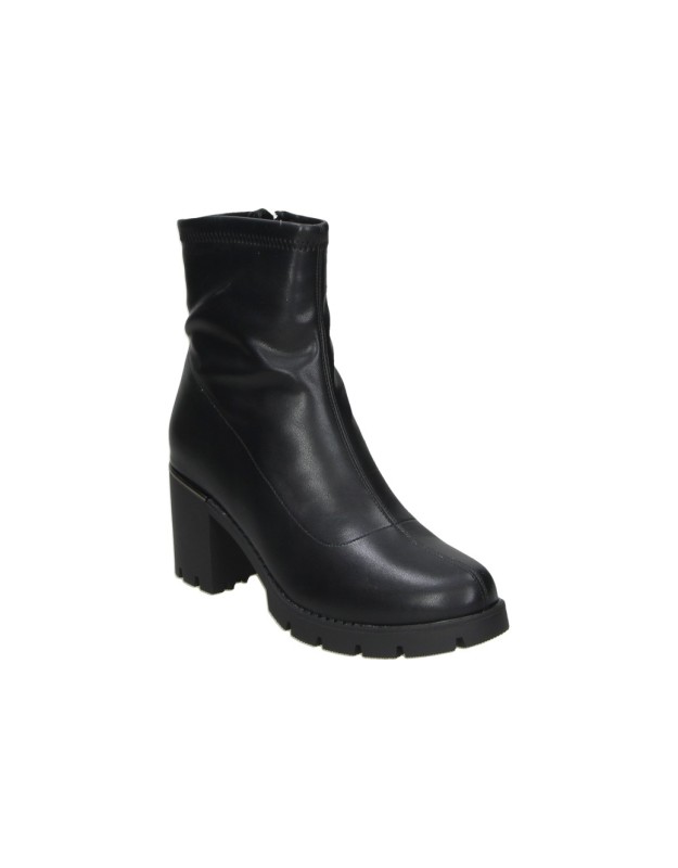 Botines color negro de cómodo SKASUAL 1359