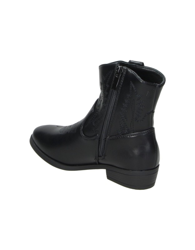 Botines Cowboy JUPIFLY para Niña en Negro 1001