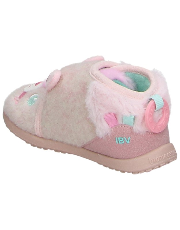 Zapatillas de casa BIOMECANICS Flexibles para Bebé en color Rosa 261186-b032