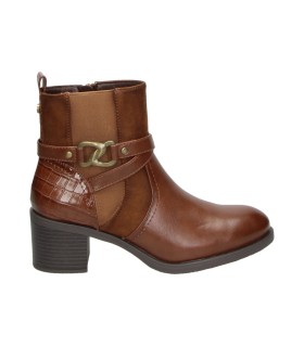 Botín con tacón AMARPIES para Mujer en color Marrón ajc31176