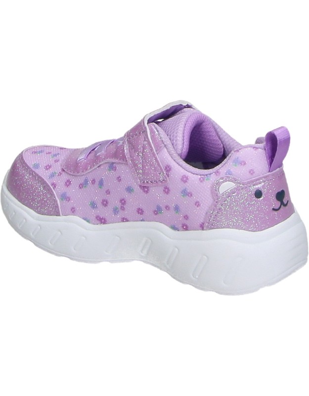 Zapatillas SKECHERS Play Scene para Niña Morada con Brillos y Dibujos 303195n-lav