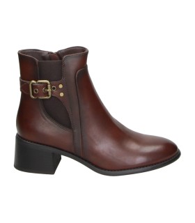 Botines de Tacón D'ANGELA para Mujer color Marrón DHS31951