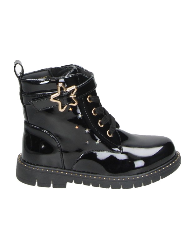 Botines PEKES 1006 negro para niña