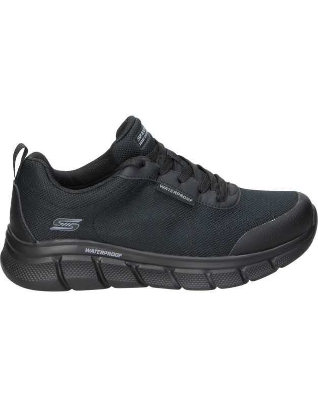Zapatillas color negro de memory foam SKECHERS 118111-bbk