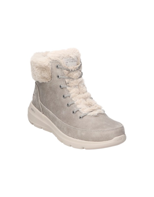 Botines SKECHERS On The Go Glacial Ultra para Mujer color Taupe 42567