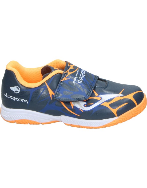 Zapatillas de fútbol sala para niño JOMA Super Copa Jr SCJW2503INV azul marino