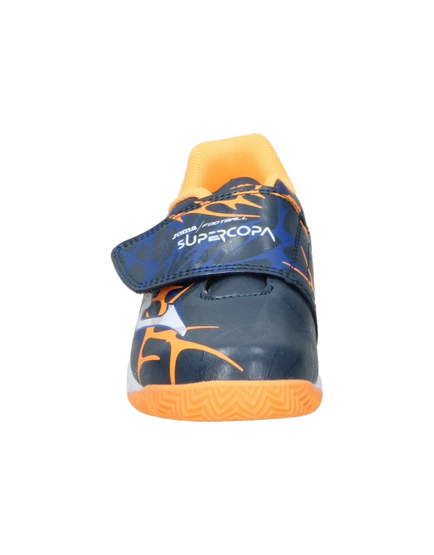 Zapatillas de fútbol sala para niño JOMA Super Copa Jr SCJW2503INV azul marino