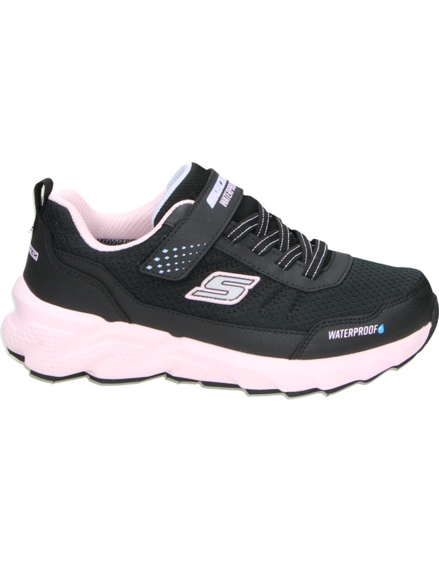 Deportivas SKECHERS Waterproof Elite Sport Tread Camp Rage para Niña color Negro y Rosa 319260L-BKLP