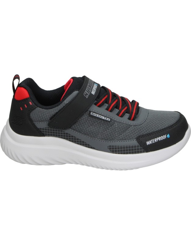 Deportivas SKECHERS Waterproof Bounder 2.0 Aqua Pace para Niño color Azul 406341L-BKCC