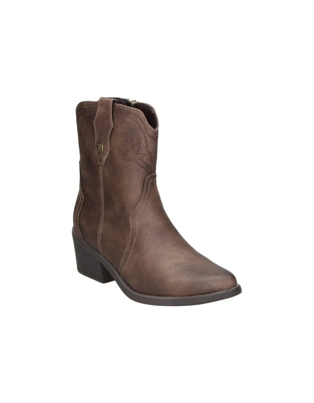 Botines Cowboy MUSTANG MTNG para Mujer color Marrón 54910