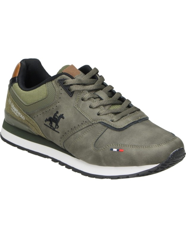Deportivas U.S. GRAND POLO para Hombre color Verde con Cordones GPM12165L
