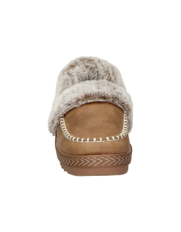 Zapatillas de Casa SKECHERS Keepsakes Lite para Mujer color Chestnut con Pelo 113668-CSNT