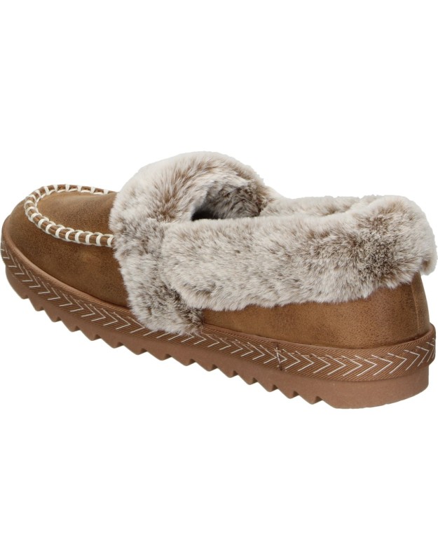 Zapatillas de Casa SKECHERS Keepsakes Lite para Mujer color Chestnut con Pelo 113668-CSNT