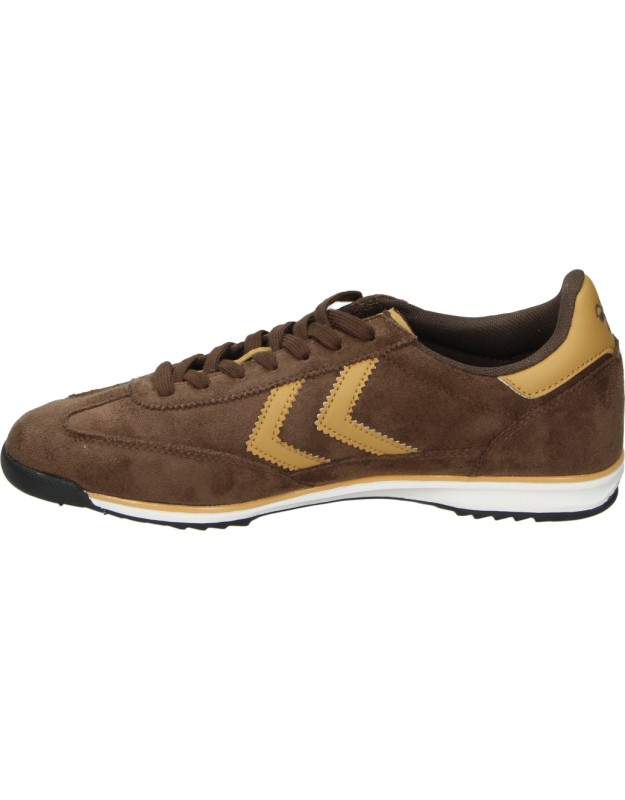 Deportivas HUMMEL Retro para Hombre color Marrón con Detalles Mostaza 239806