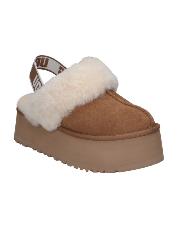 Zapatos UGG Funkette Platform con Pelo para Mujer color Camel 1113474