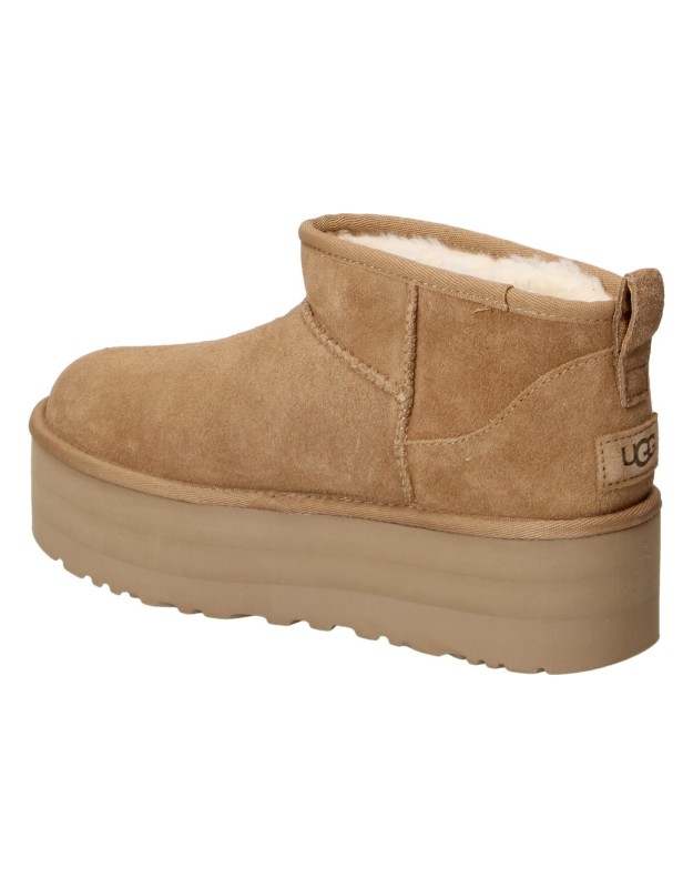 Botines UGG Classic Ultra Mini Platform para Mujer color Marrón Chestnut 1135092