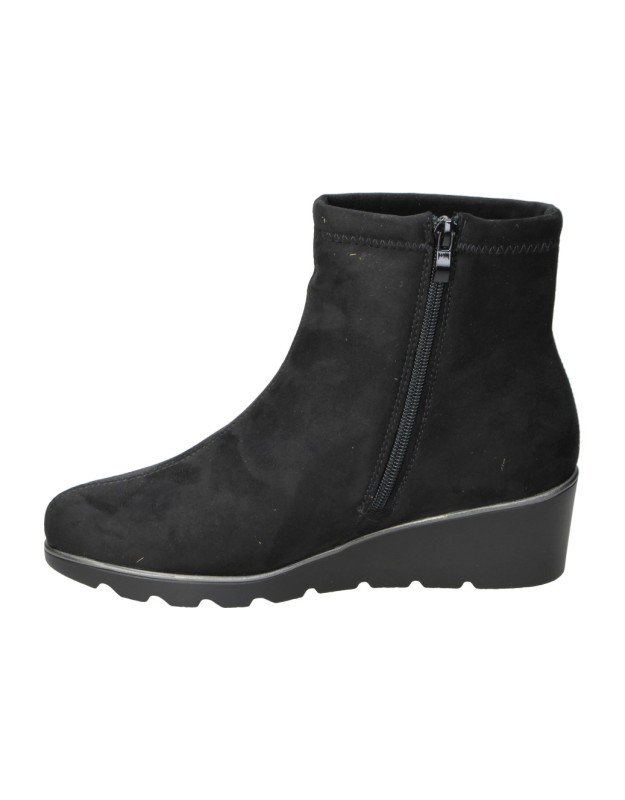 Botines CALZAZUL-FLEX con Cuña para Mujer color Negro 93071