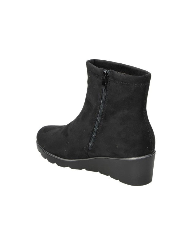 Botines CALZAZUL-FLEX con Cuña para Mujer color Negro 93071