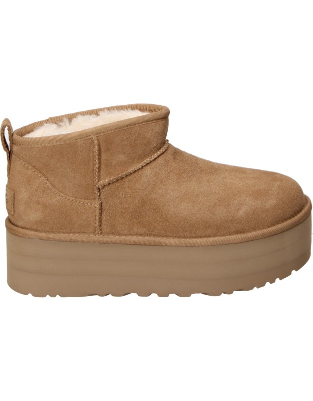 Botines UGG Classic Ultra Mini Platform para Mujer color Marrón Chestnut 1135092