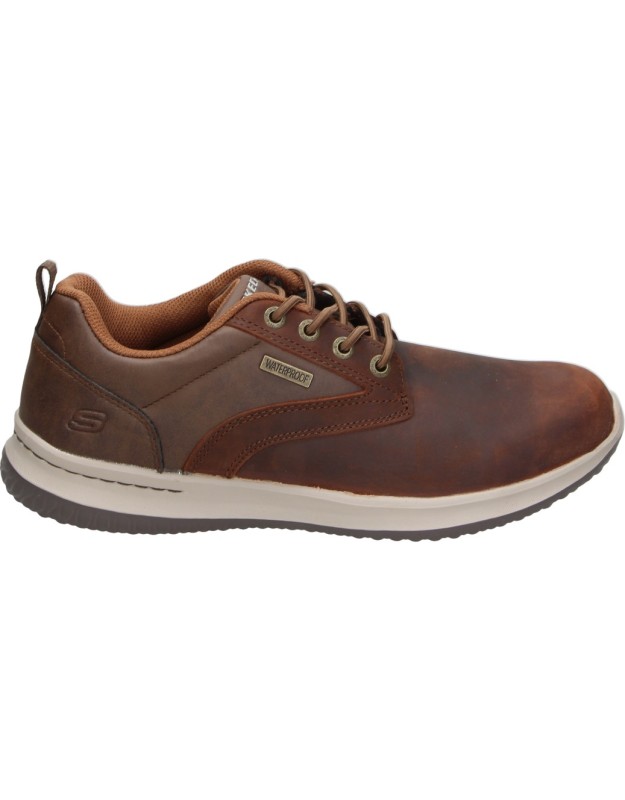 Zapatos SKECHERS Waterproof Delson Antigo para Hombre color Marrón 65693-CDB