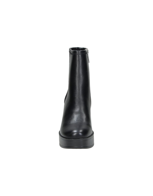 Botines MUSTANG MTNG con Tacón y Plataforma para Mujer color Negro 56353