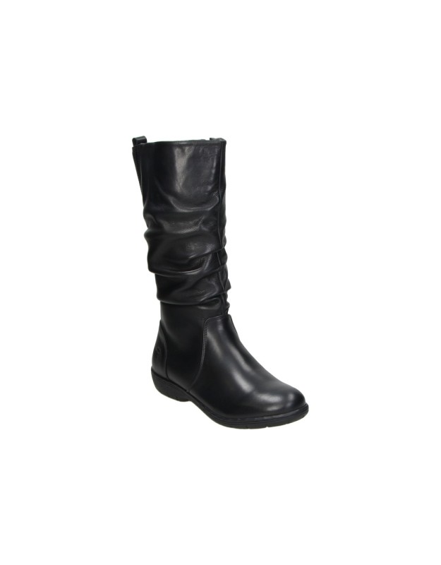 Botas Altas KANGAROOS Planas para mujer en color Negro 1140-11