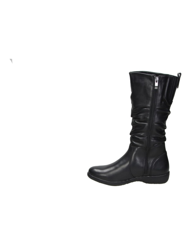 Botas Altas KANGAROOS Planas para mujer en color Negro 1140-11
