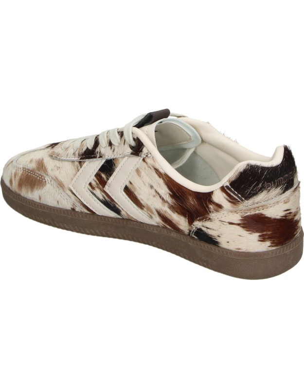 Zapatillas HUMMEL Planas para Mujer en Beige con Estampado Animal Print 239799