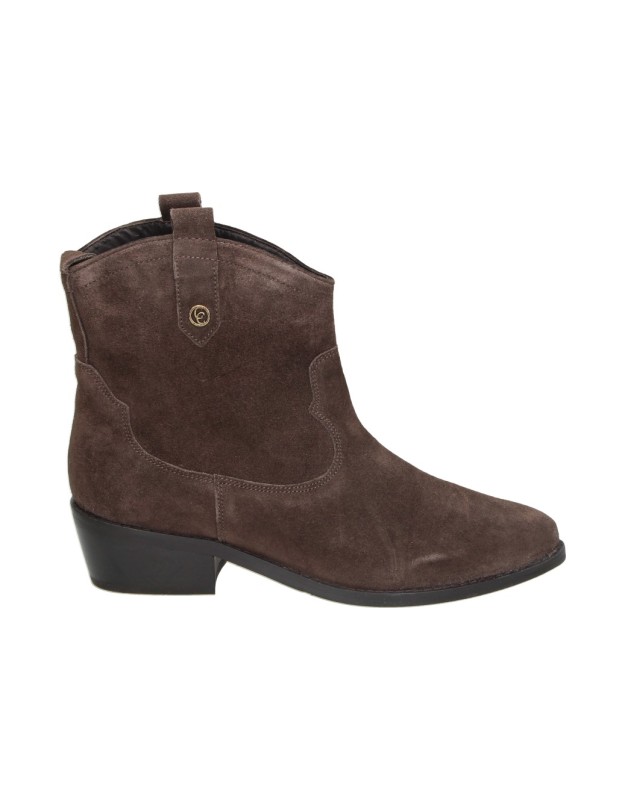 Botines Cowboy CARMELA con Tacón para Mujer color Marrón 164175