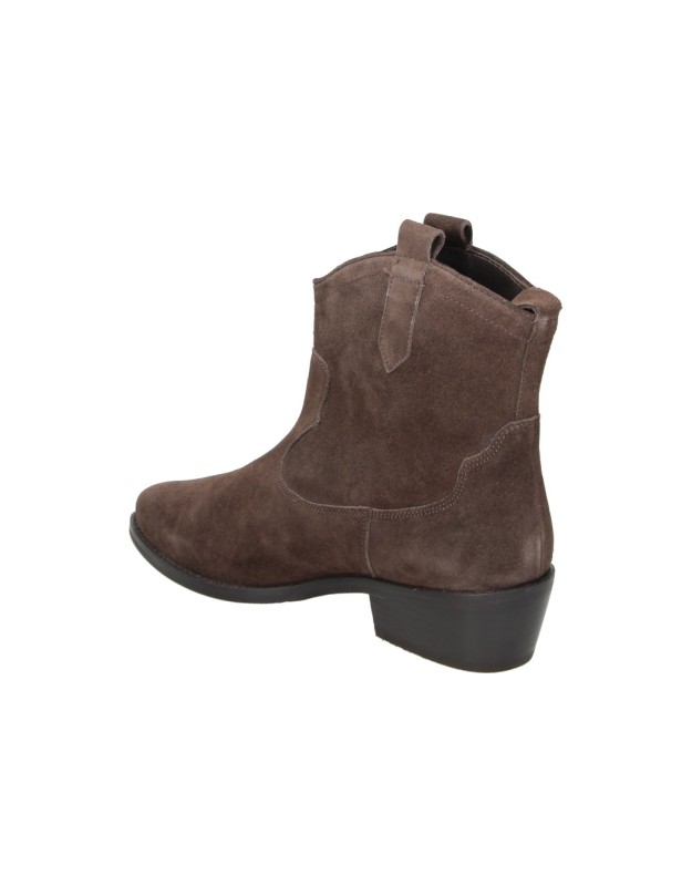 Botines Cowboy CARMELA con Tacón para Mujer color Marrón 164175