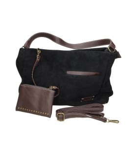 Bolso bandolera LAURA SANZ para Mujer en Negro M DLX260468