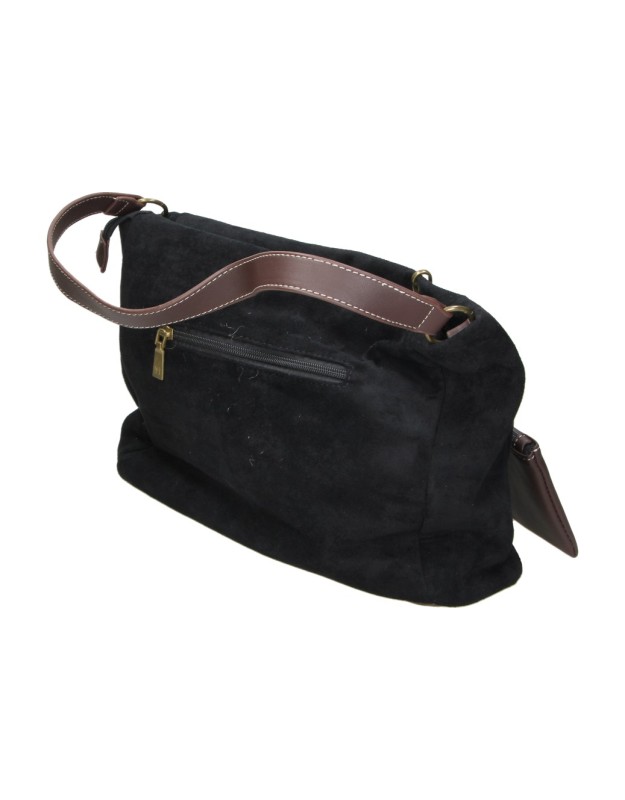 Bolso bandolera LAURA SANZ M DLX260468 en negro para mujer