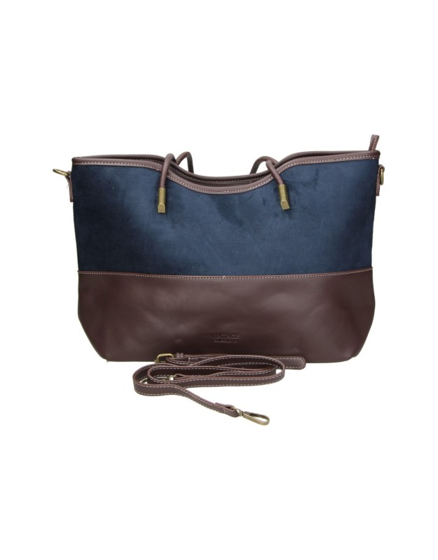 Bolso shopper LAURA SANZ M DLX260389 en azul marino